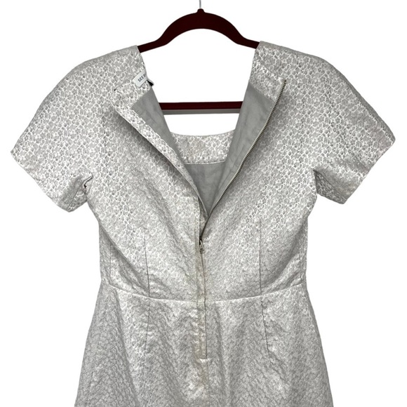 See By Chloe Silver Printed Short Sleeve A-Line Mini Dress Women’s 4 - Picture 6 of 8